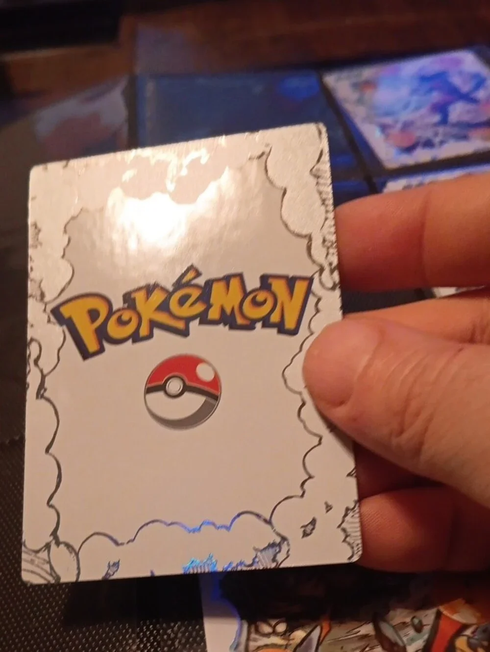 Pokemon Trading Card - White, Purple, Orange, Yellow Holo
